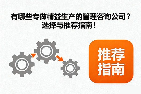 有哪些專做精益生產(chǎn)的管理咨詢公司？選擇與推薦指南！