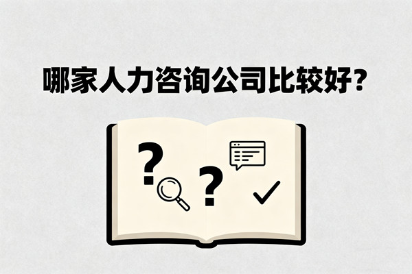 哪家人力咨詢公司比較好？