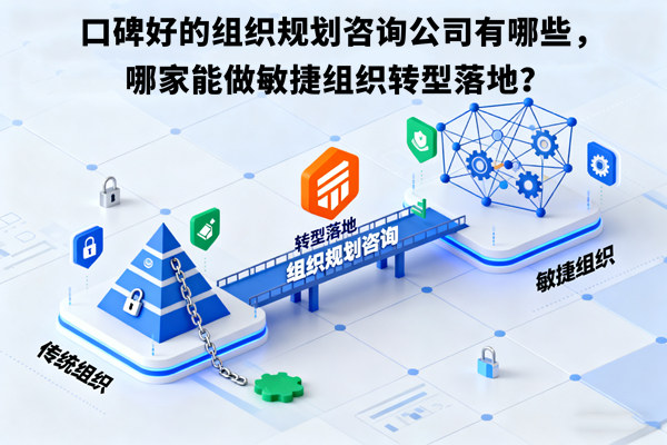 口碑好的組織規(guī)劃咨詢公司有哪些，哪家能做敏捷組織轉(zhuǎn)型落地？