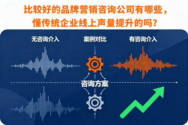 比較好的品牌營(yíng)銷咨詢公司有哪些，懂傳統(tǒng)企業(yè)線上聲量提升的嗎？