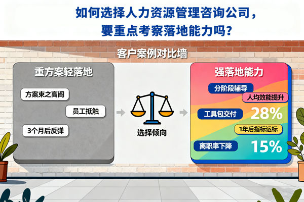 如何選擇人力資源管理咨詢公司，要重點考察落地能力嗎？