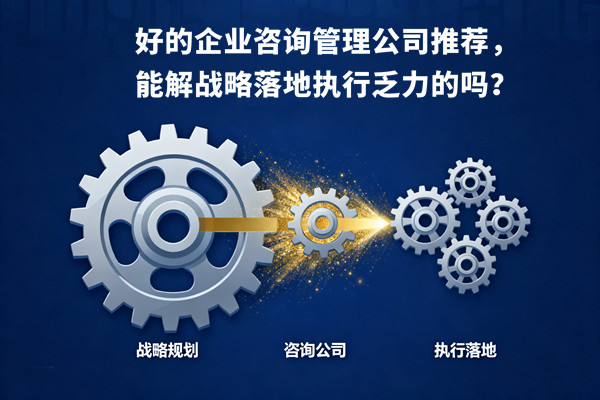 好的企業(yè)咨詢管理公司推薦，能解戰(zhàn)略落地執(zhí)行乏力的嗎？